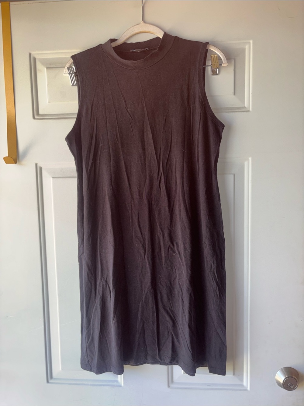 Eileen Fisher black sleeveless dress size S